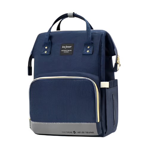 Mochila maternidade menino - Azul Tech